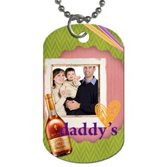 fathers day - Dog Tag (Two Sides)