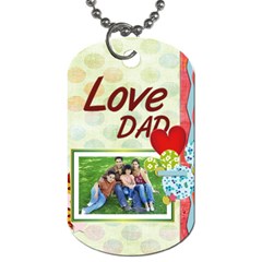 fathers day - Dog Tag (Two Sides) fathers day - Dog Tag (Two Sides)