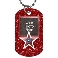 Celebrate America 2 side dog tag 1 - Dog Tag (Two Sides)