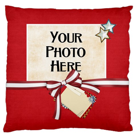Celebrate America Lg 1 Side Cushion Case By Lisa Minor Front