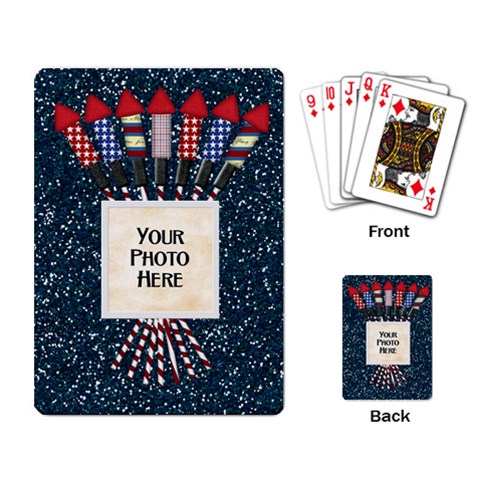 Celebrate America Playing Cards 4 By Lisa Minor Back