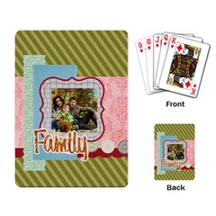 family - Playing Cards Single Design (Rectangle)