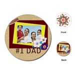 fathers day - Playing Cards Single Design (Round)