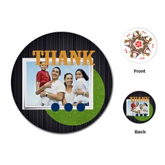 fathers day - Playing Cards Single Design (Round) fathers day - Playing Cards Single Design (Round)