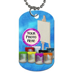 Artist Dog Tag 2 sided 1 - Dog Tag (Two Sides)