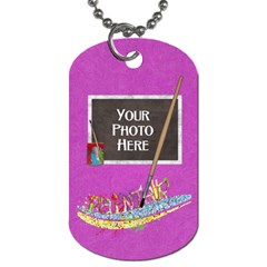 Artist 2 sided dog tag 2 - Dog Tag (Two Sides)