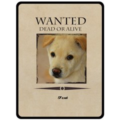 wanted - Fleece Blanket (Large)