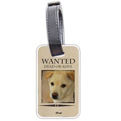 wanted - Luggage Tag (two sides)