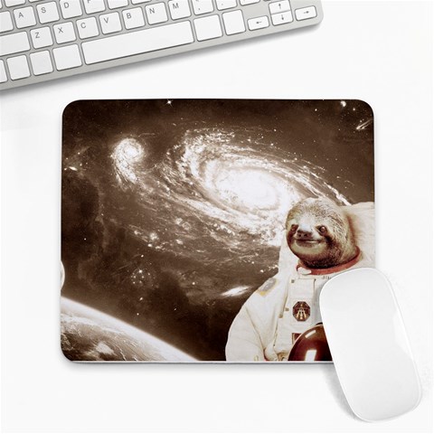 Sloth In Space Mousepad By Coko Front