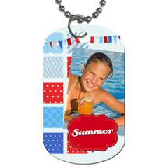 summer - Dog Tag (Two Sides)