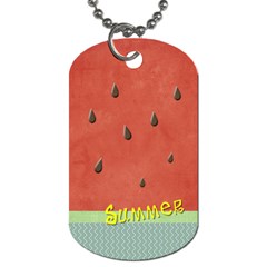 summer - Dog Tag (Two Sides)