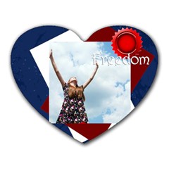 usa - Heart Mousepad