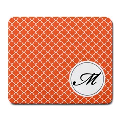 Mousepad_Quatrefoil - Monogram7 - Large Mousepad