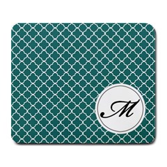 Mousepad_Quatrefoil - Monogram10 - Large Mousepad