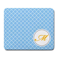 Mousepad_Quatrefoil - Monogram12 - Large Mousepad