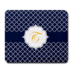 Mousepad_Quatrefoil - Monogram01 - Large Mousepad