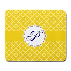 Mousepad_Quatrefoil - Monogram04 - Large Mousepad