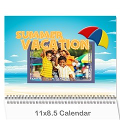 summer - Wall Calendar 11  x 8.5  (12-Months)