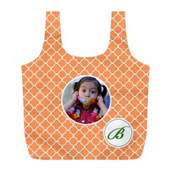 Recycle Bag (L)- Quatrefoil5 - Full Print Recycle Bag (L)