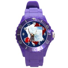 usa - Round Plastic Sport Watch (L) usa - Round Plastic Sport Watch (L)
