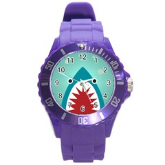 shark - Round Plastic Sport Watch (L)