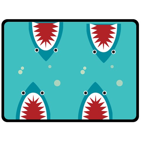 Shark By X 80 x60  Blanket Back