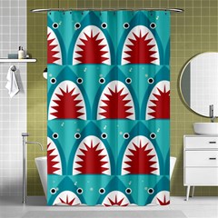 shark - Shower Curtain 48  x 72  (Small)