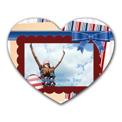 usa - Heart Mousepad