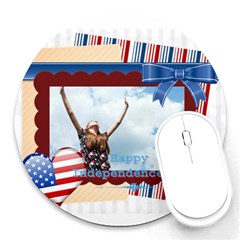 usa - Round Mousepad