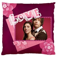 love - Large Cushion Case (One Side)