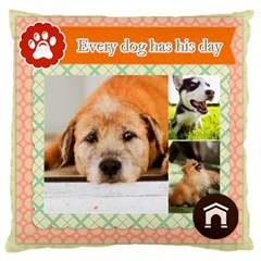 pet - Large Cushion Case (Two Sides)