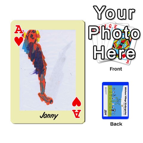 Ace Kindy Cards Final By Catherine Front - HeartA