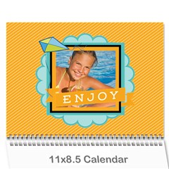 summer - Wall Calendar 11  x 8.5  (12-Months)