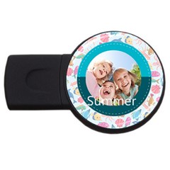 summer - USB Flash Drive Round (4 GB)