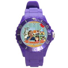 kids - Round Plastic Sport Watch (L)