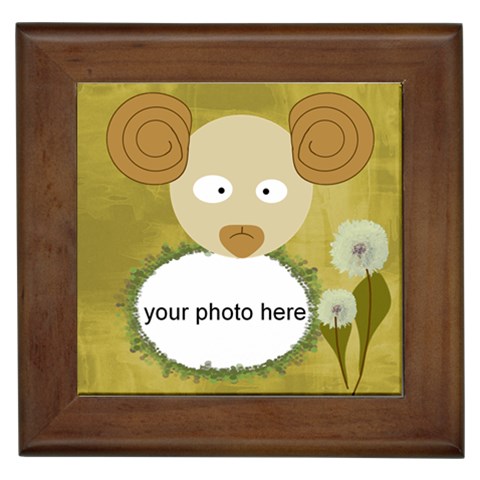Aries Zodiac Framed Tile By Zornitza Front