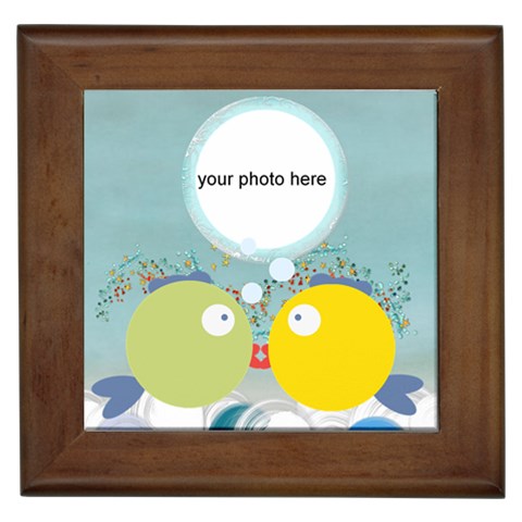 Pisces Zodiac Framed Tile By Zornitza Front