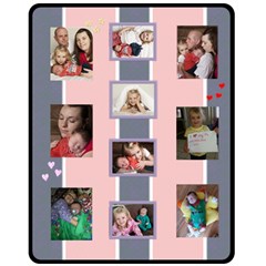 Phil Pink - Fleece Blanket (Medium)