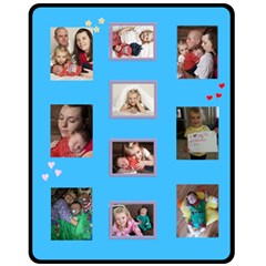 Phil Blue 1 - Fleece Blanket (Medium)