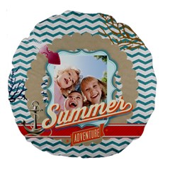 summer - Large 18  Premium Round Cushion 