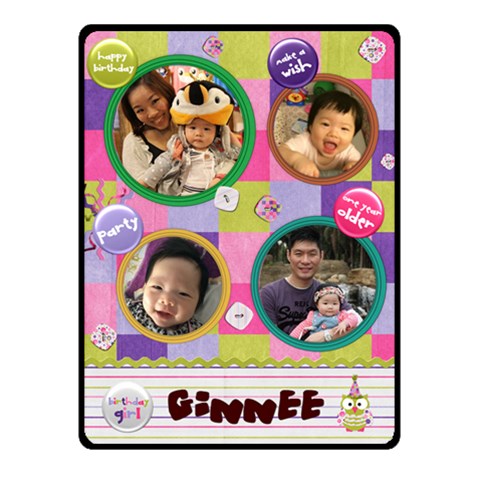 Birthday  By Ooovickiooo 50 x40  Blanket Front