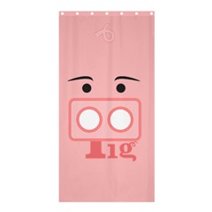 pig - Shower Curtain 36  x 72  (Stall)