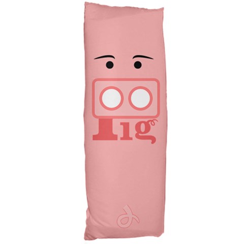 Pig By X Body Pillow Case