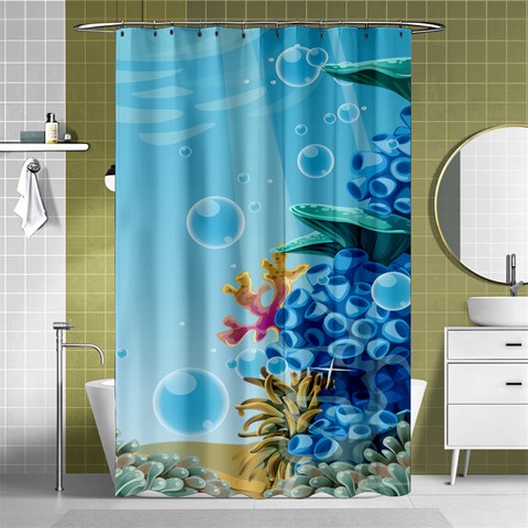 Ocean By X Curtain(48  X 72 ) - 42.18 x64.8  Curtain(48  X 72 )