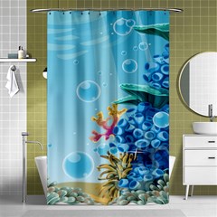 ocean - Shower Curtain 48  x 72  (Small)