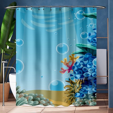 Ocean By X 60 x72  Curtain
