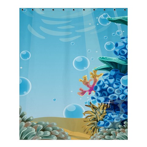 Ocean By X 60 x72  Curtain