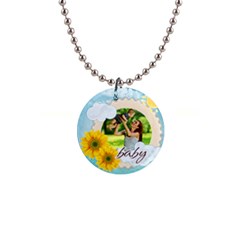 summer - 1  Button Necklace