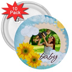 summer - 3  Button (10 pack)