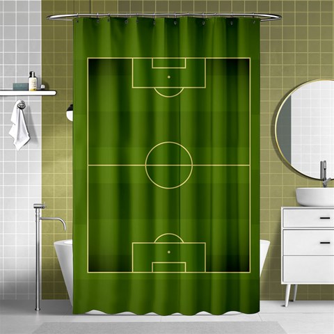 Football By X Curtain(48  X 72 ) - 42.18 x64.8  Curtain(48  X 72 )